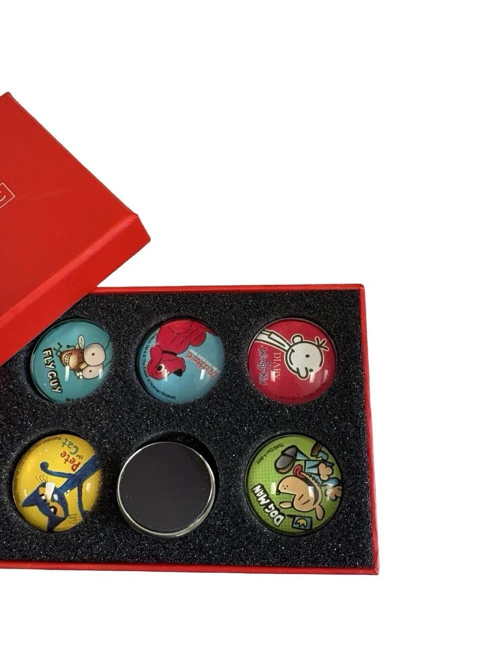 2018 Scholastic Book Club 6 Piece Magnet Set Teacher Gift